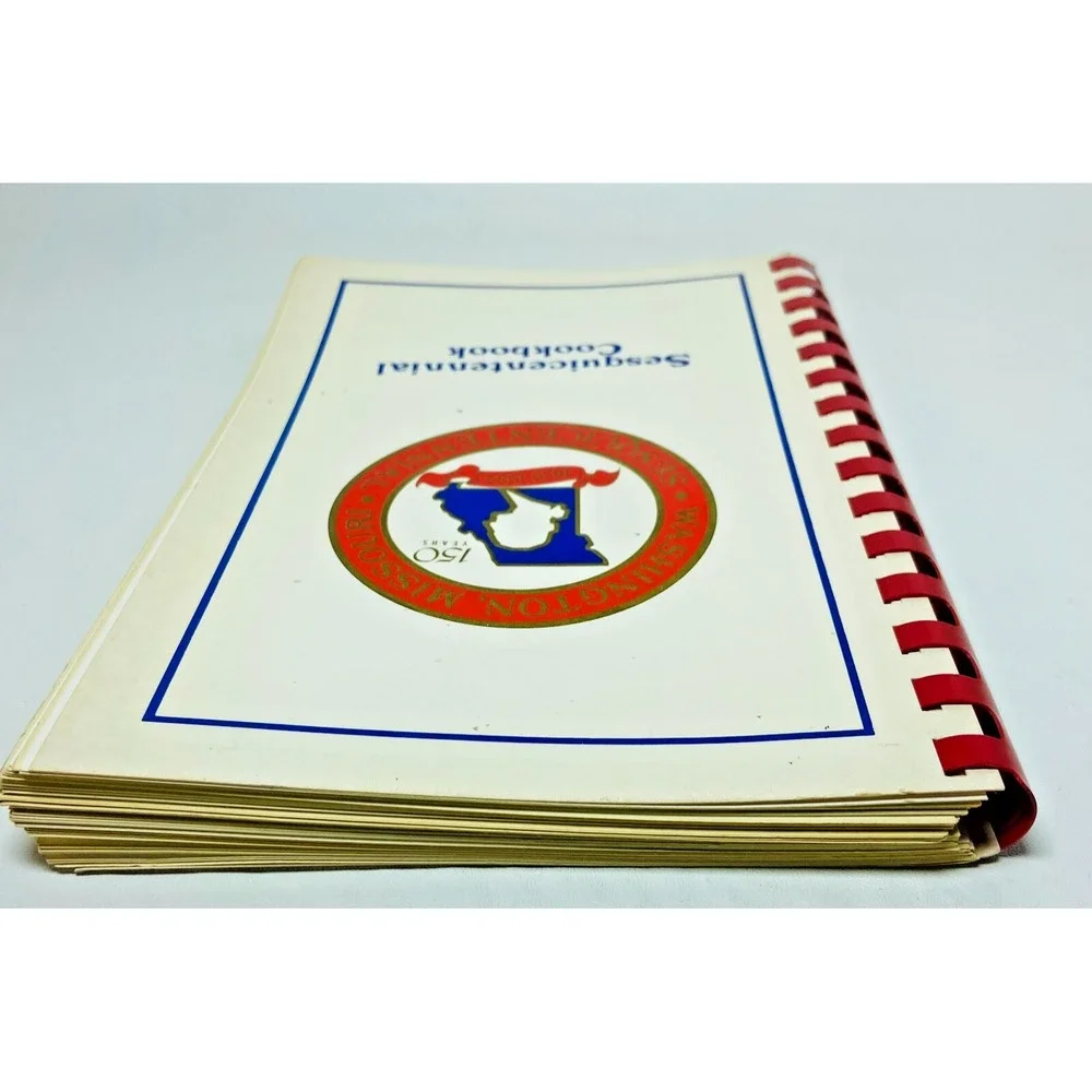 Vintage 1989 Washington Missouri MO‎ Sesquicentennial Cookbook 150 years